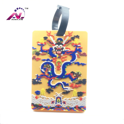 Silicone Luggage Tag with Name Id Card